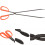 Multi-Color Long-Handle Trash Picker Outdoor Plastic Metal 1