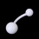 Curved Barbell Navel Ring 12mm 10 pcs 4