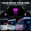 Solar Heart-Shaped LED Ambient Light, IP65 Waterproof, 1 5