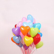 Valentine's Day Balloon Decoration Latex Heart 100 Pcs