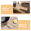 Wooden Pot Handle Replacement Set of 2 Light Yellow 3