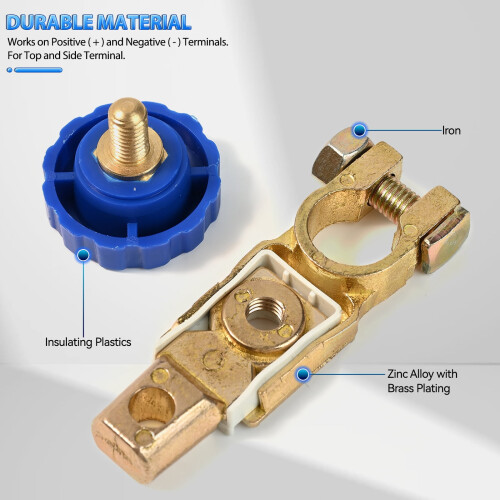 Car Battery Cut-off Switch Isolator Terminal 2 Pack 2