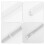 White Plastic Drawer Slides Shelf Track Cabinet Replacement 6
