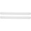 White Plastic Drawer Slides Shelf Track Cabinet Replacement 7