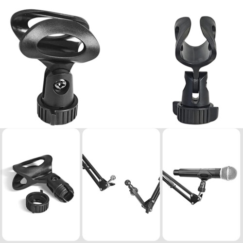 ABS Microphone Holder with Quick-Release Clamp 1