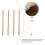 Paper Cylinder Tubes Light Brown 4 pcs 2