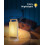 Solar Camping Lantern USB Rechargeable 2-Pack 8
