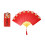 Folding Fan Red Envelope Rabbit Year 2023 Multi-Slot 1