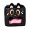 Cartoon Cat Bed Enclosure Black 38x38cm 2