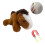 Animal Plush Magnet Soft Fridge Sticker Brown 1