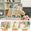 Wooden 4-Tier Greeting Card Display Stand 3