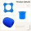Mic Windscreen Foam Kit with Silicone Ring and Anti-Roll 3