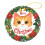 Orange Cat Christmas Ornament Ceramic 3 Inch Double-Sided 3