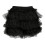 Black Layered Underskirt Shorts Petticoat with Lace Edging 5