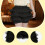 Black Layered Underskirt Shorts Petticoat with Lace Edging 8