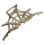 Halloween Hair Claw Black Spider Web Skeleton Hand Bat 1