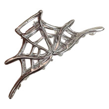 Halloween Hair Clip Black Spider Web Skeleton Hand Bat