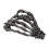 Halloween Hair Clip Black Spider Web Skeleton Hand Bat 6