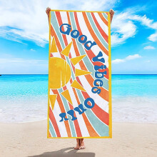 Beach Towel Microfiber Quick-Drying Double-Sided Velvet