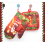 Insulation Kitchen Gloves High Temperature Resistance 2 PCS 8
