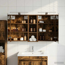 vidaXL Badezimmerschrank-Set 3 stk. 100 x 10,5 x 60,5 cm Holzwerkstoff