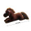 Plush Brown Wild Pony Stuffed Animal 1 Piece 2