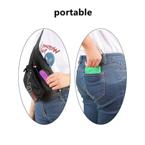 Foldable Flying Disc Fan 9.8 inch DIY Sublimation Handheld 1