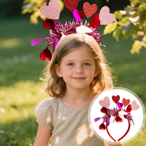 Valentine's Heart Headband Costume Accessory 1