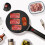 Non-Stick Electric Crepe Pan 8 Inch Portable Griddle with 4