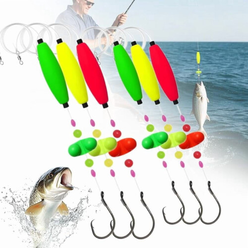 Catfish Fishing Set Takedown Rigs Peg Floats Circle Hooks