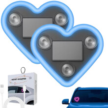 Solar Heart-Shaped LED Ambient Light, IP65 Waterproof, 1