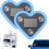 Solar Heart-Shaped LED Ambient Light, IP65 Waterproof, 1 1