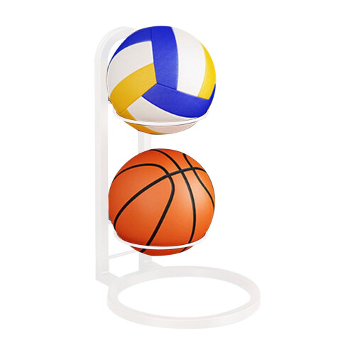 Basketball Rack Iron 2-Tier Storage for Living Room 1