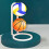 Basketball Rack Iron 2-Tier Storage for Living Room 3