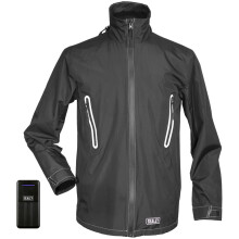 Sealey HJ07KIT 5V Heated Rain Jacket with Power Bank 20Ah - Large