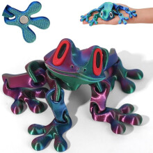 3D Printed Magnetic Frog Decor 8 inch Articulated