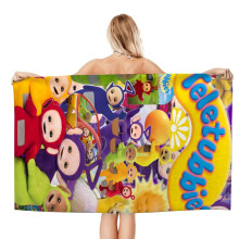 Teletubbies Beach Towel Quick-Drying Sand-Free 30.7x59in