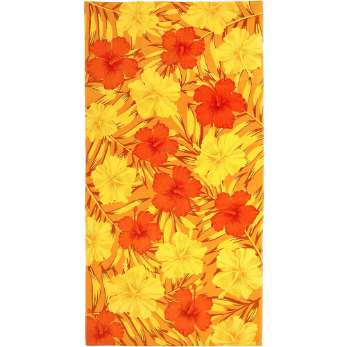 Hibiscus Cotton Beach Towel Multicolor 4-Pack 1