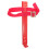 Red Fire Extinguisher Stand Iron Wall Mount Bracket 4