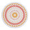 Microfiber Round Beach Towel Geometric Print 150cm 1