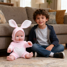 Vinyl Talking Doll for Kids Interactive Speech Development