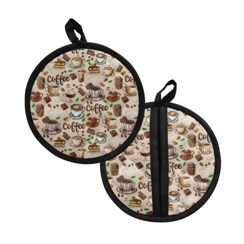 Pot Holders and Oven Mitts Heat Resistant 2 pcs 1