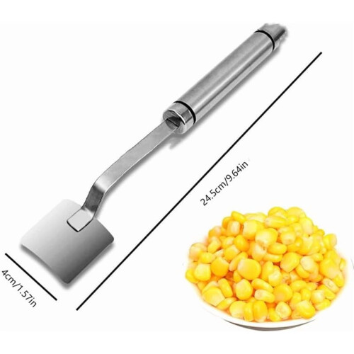 Corn Cob Peeler Stainless Steel Long Handle 2PCS 1