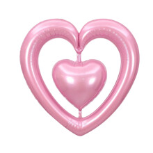 Heart-shaped Balloon Set Home Decor 5 pcs
