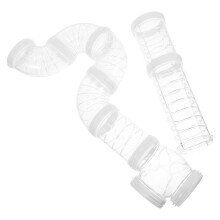 Lightweight Transparent Hamster Tunnel Set