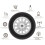 Solar-Powered RV Trailer TPMS with 4 Sensors LCD Display 4
