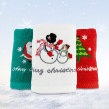 Christmas Kitchen Towels Snowman Design 13x29 inch