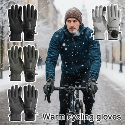 Winter Warm Gloves Unisex Extended Thick Windproof Cycling 1