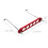 Car Battery Holder Mount Bracket Automotive Red 3