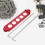 Car Battery Holder Mount Bracket Automotive Red 4